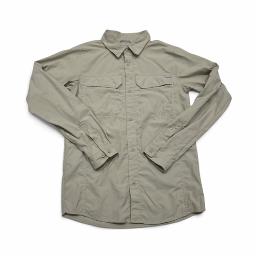 Camisa Columbia Adolescente Xl Cafe (Usado)