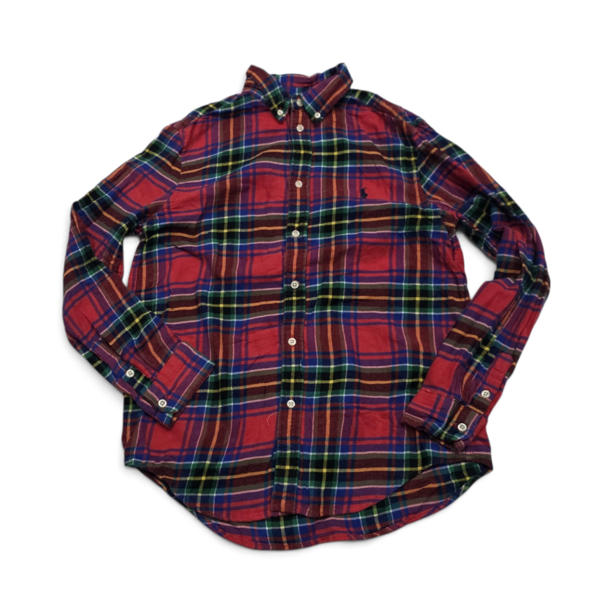Camisa Ralph Lauren Adolescente L 14-16 Franela cuadro (Usado)