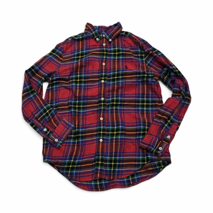 Camisa Ralph Lauren Adolescente L 14-16 Franela cuadro (Usado)