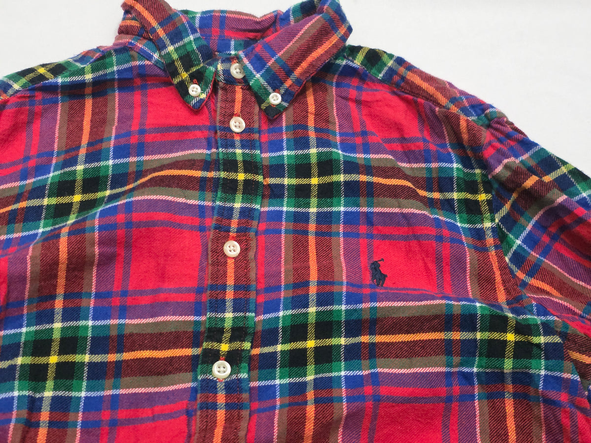 Camisa Ralph Lauren Adolescente L 14-16 Franela cuadro (Usado)