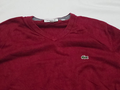 Sueter Lacoste Chico S Fr 3 Rojo Oscuro (Usado)