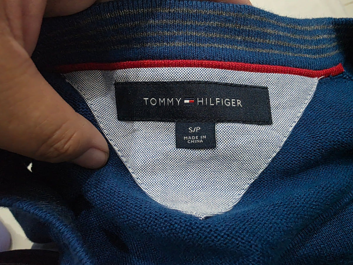 Chaleco Tommy Hilfiger Chico S Azul (Usado)