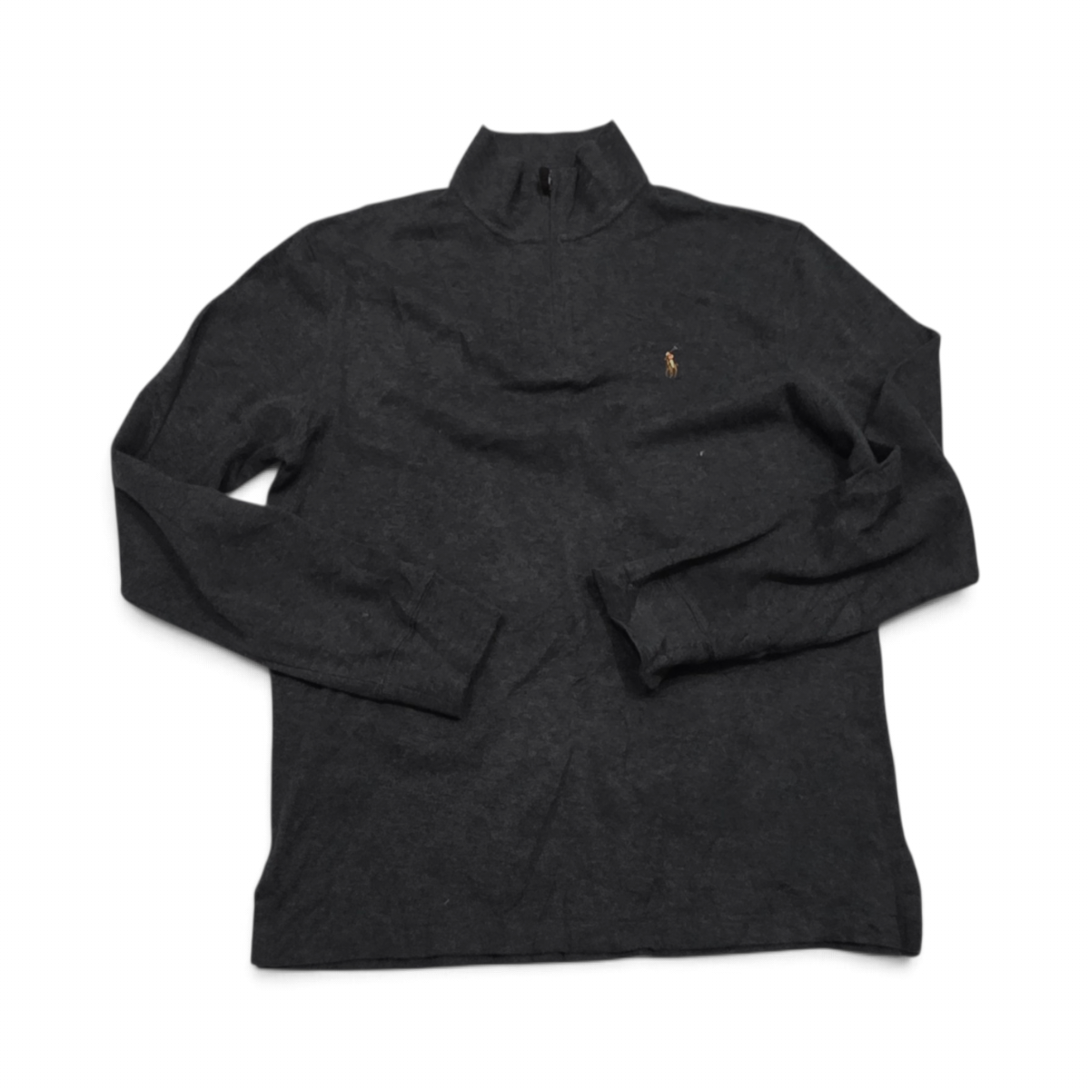 Sueter Ralph Lauren Chico S Gris Pony Colores (Usado)
