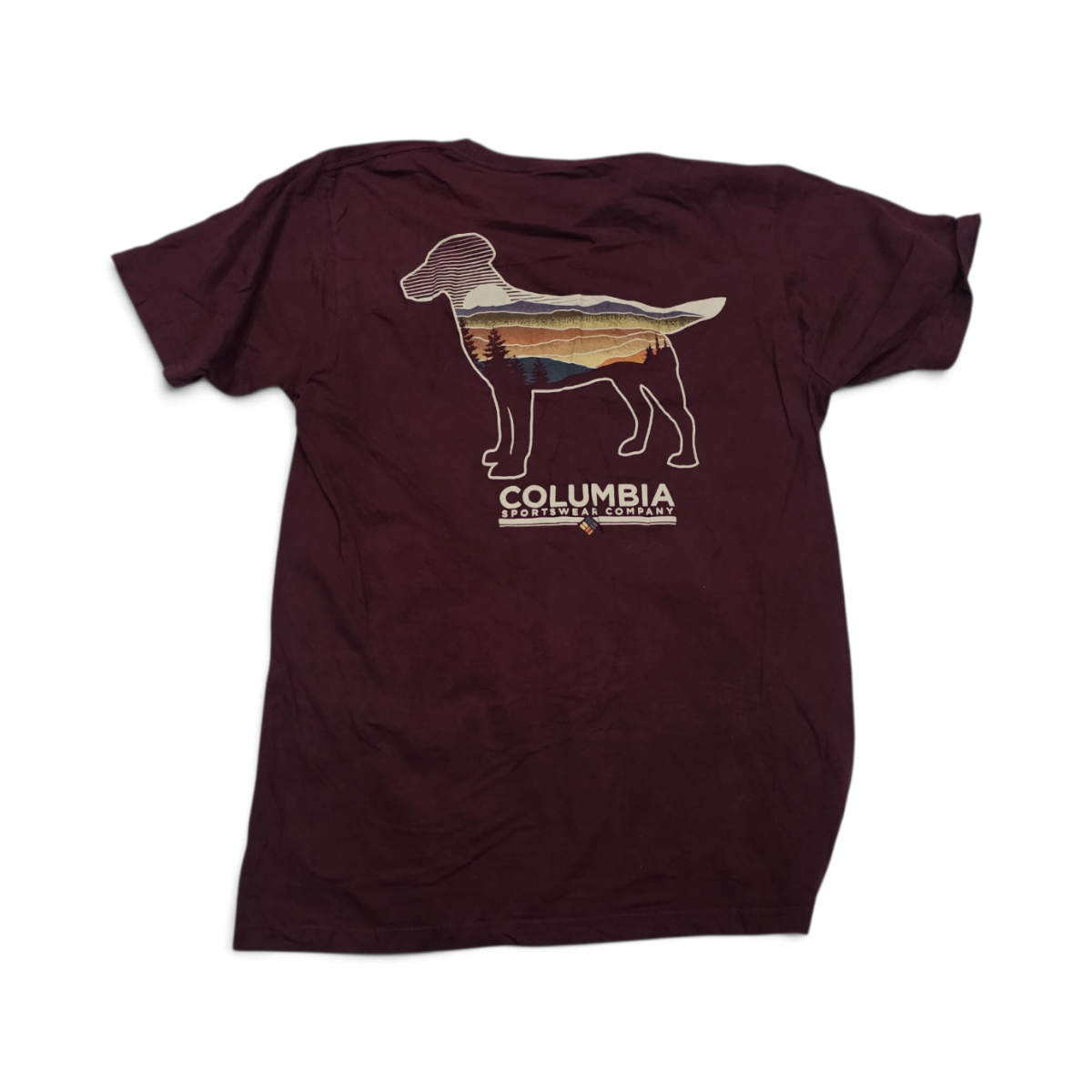 Playera Columbia Chico S Vino (Usado)