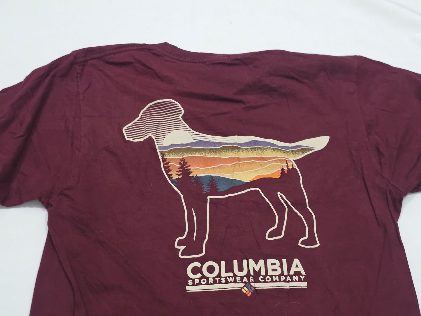 Playera Columbia Chico S Vino (Usado)