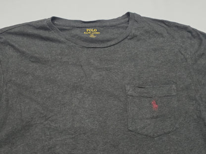 Playera Ralph Lauren Chico S Gris Pony Vino (Usado)