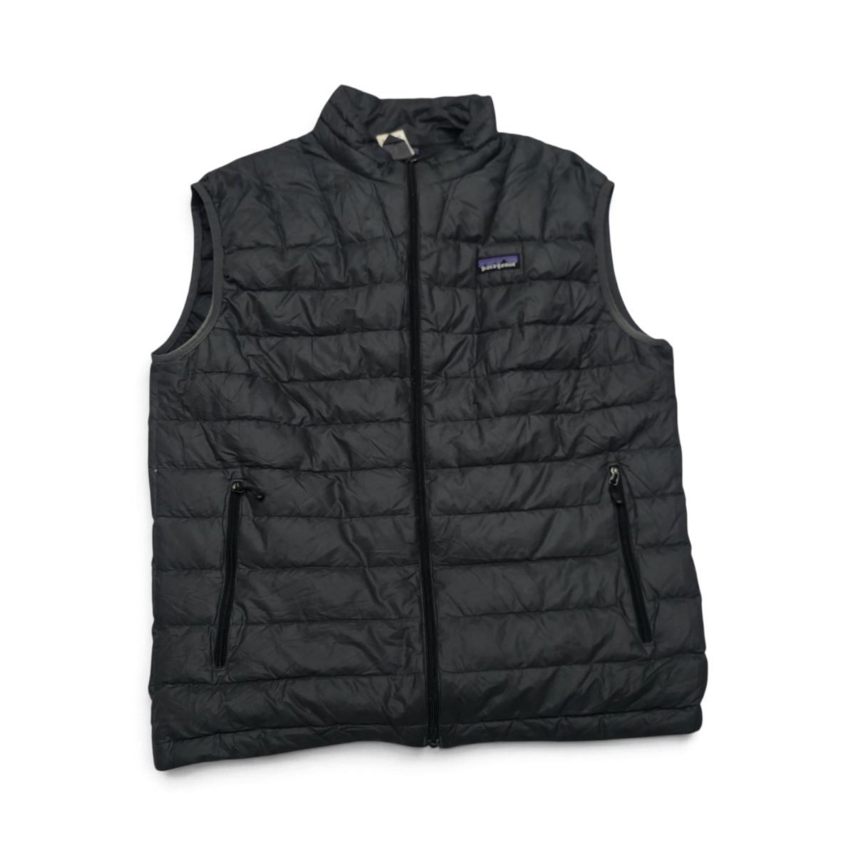 Chaleco Patagonia Mediana M Gris Con Detalles