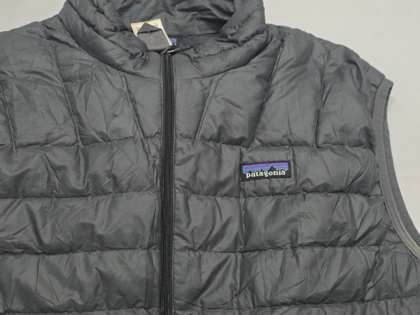 Chaleco Patagonia Mediana M Gris Con Detalles