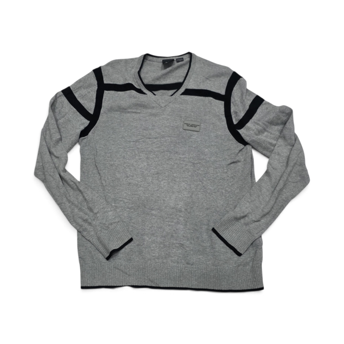 Sueter Armani Exchange Mediana M Gris escudo