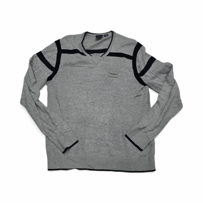 Sueter Armani Exchange Mediana M Gris escudo
