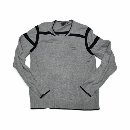 Sueter Armani Exchange Mediana M Gris escudo