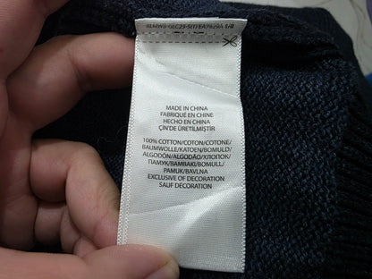 Sueter Ralphlauren Mediana Azul Oscuro Pony Azul Cuello Redo (Usado)