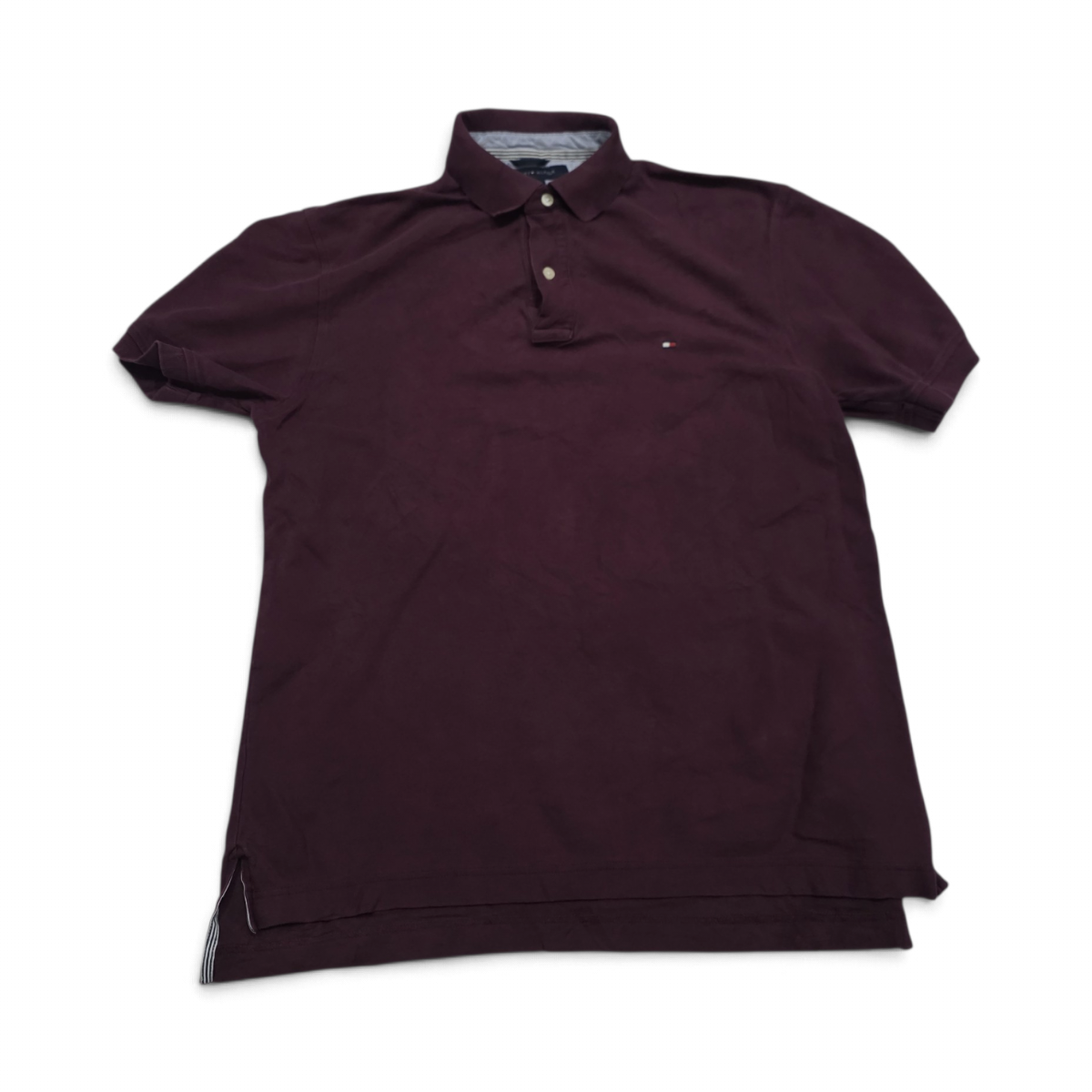 Playera Polo Tommy Hilfiger Mediana M Vino (Usado)