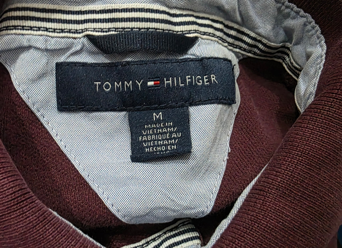 Playera Polo Tommy Hilfiger Mediana M Vino (Usado)