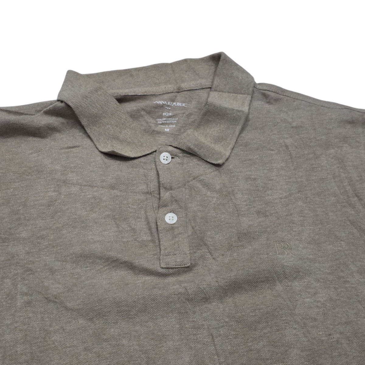 Playera Banana Republic Mediana M Polo Cafe Pique (Usado)