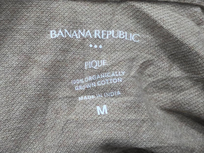 Playera Banana Republic Mediana M Polo Cafe Pique (Usado)