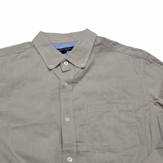 Camisa Banana Republic Mediana M Cafe (Usado)