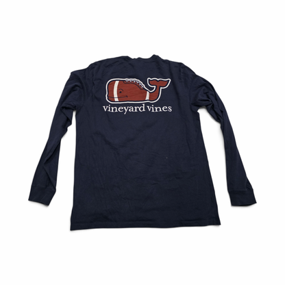 Playera Vineyard Vines Mediana M Azul Marino Deslavado (Usado)