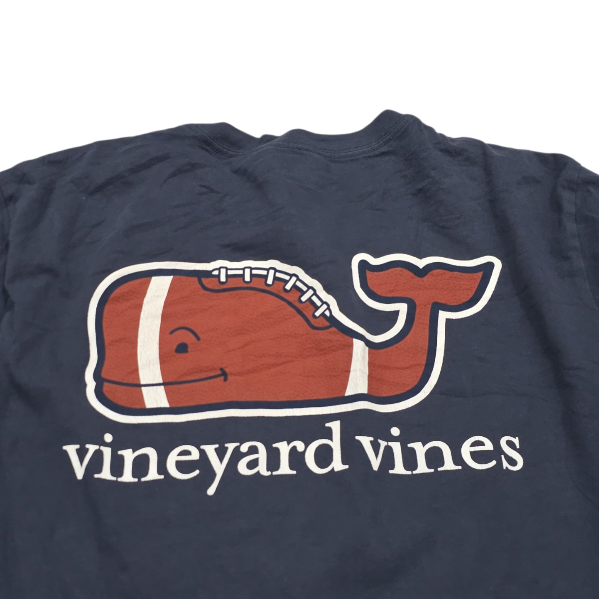 Playera Vineyard Vines Mediana M Azul Marino Deslavado (Usado)