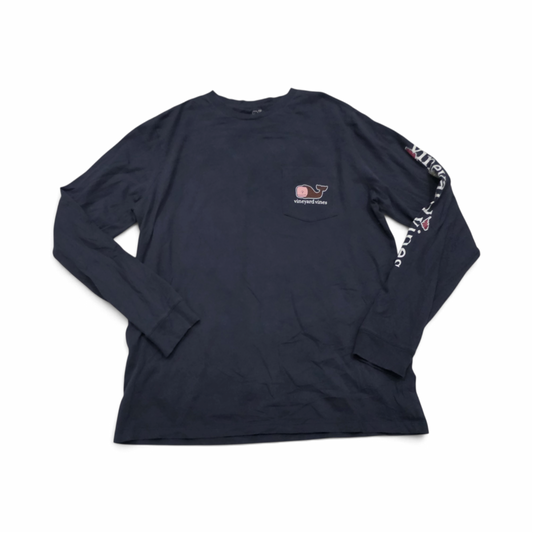 Playera Vineyard Vines Mediana M Azul Deslavado Thanksgiving