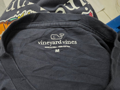 Playera Vineyard Vines Mediana M Azul Deslavado Thanksgiving