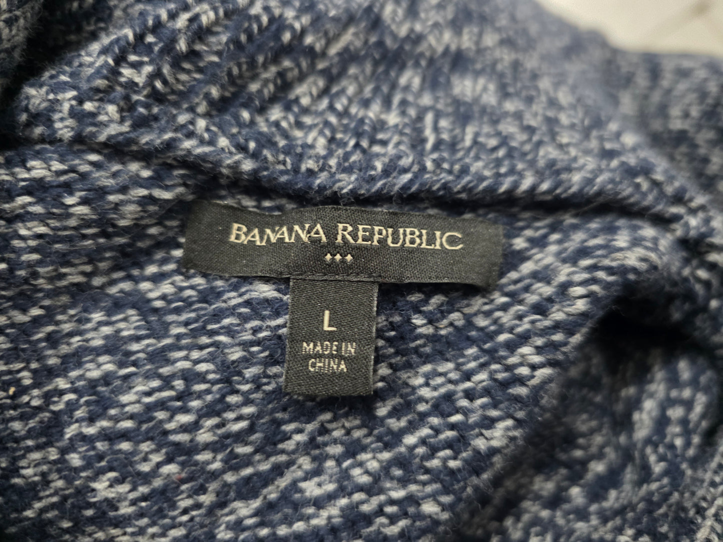 Cardigan Banana Republic Grande L Azul