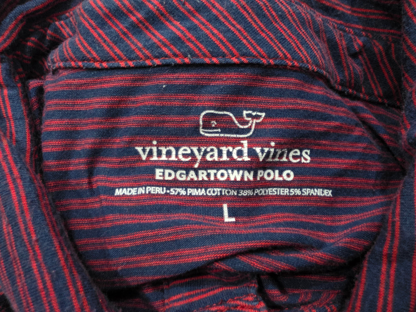 Playera Vineyard Vines Grande L Polo Vino Lineas