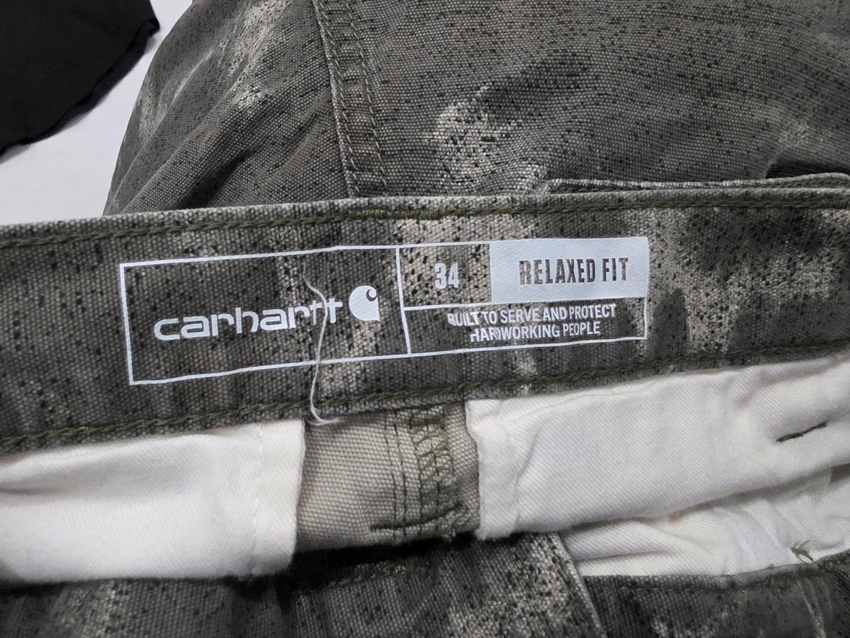 Bermuda Carhartt Talla 34 Relaxed Fit Verde