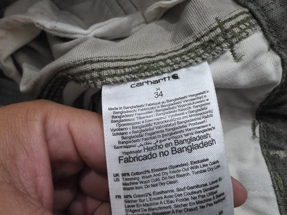 Bermuda Carhartt Talla 34 Relaxed Fit Verde