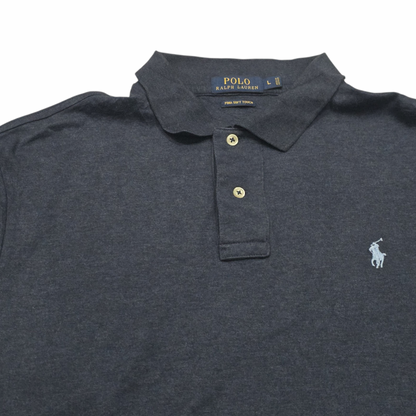 Playera Ralph Lauren Grande L Azul Pony Azul Claro Polo