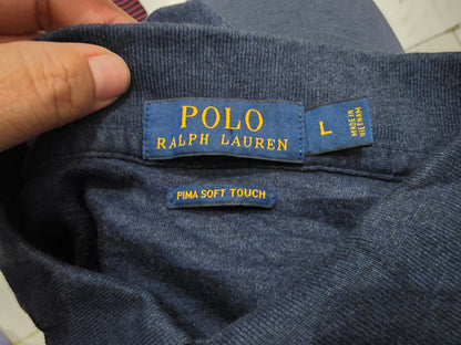 Playera Ralph Lauren Grande L Azul Pony Azul Claro Polo