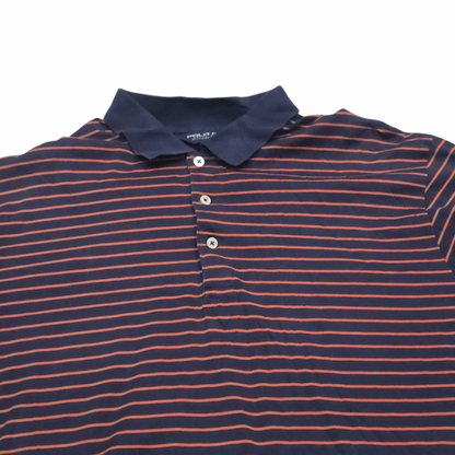 Playera Ralph Lauren Grande L Polo Golf Azul Y Naranja Linea