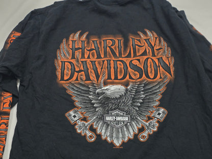Playera Harley Davidson Grande L Wisconsin Negro