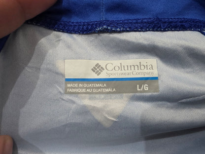 Playera Columbia Grande L Azul Pez Espada Manga Larga