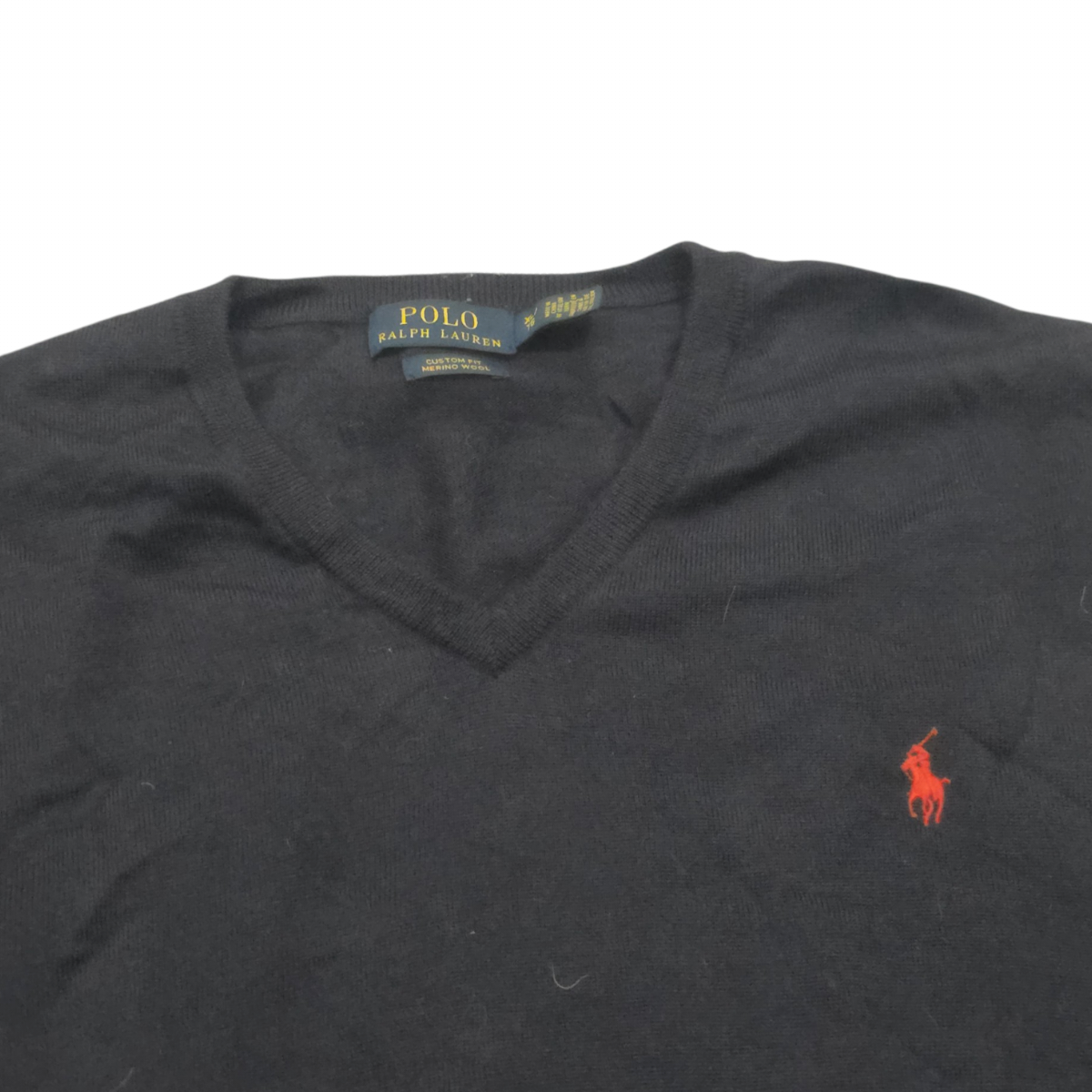 Sueter Ralph Lauren Xgrande Xl Azul Pony Rojo Cuello V