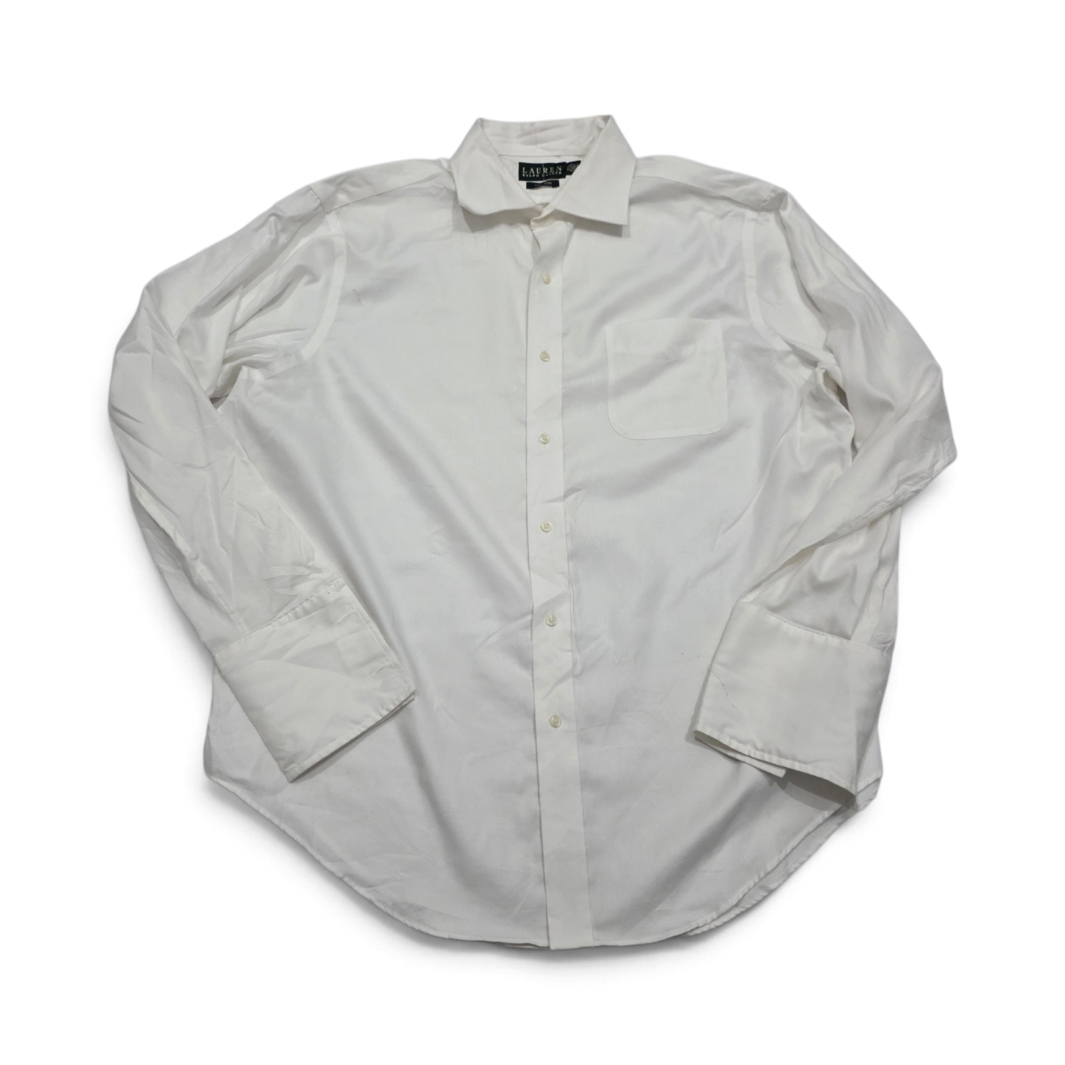 Camisa Ralph Lauren 17 1/2 Blanco Non Iron