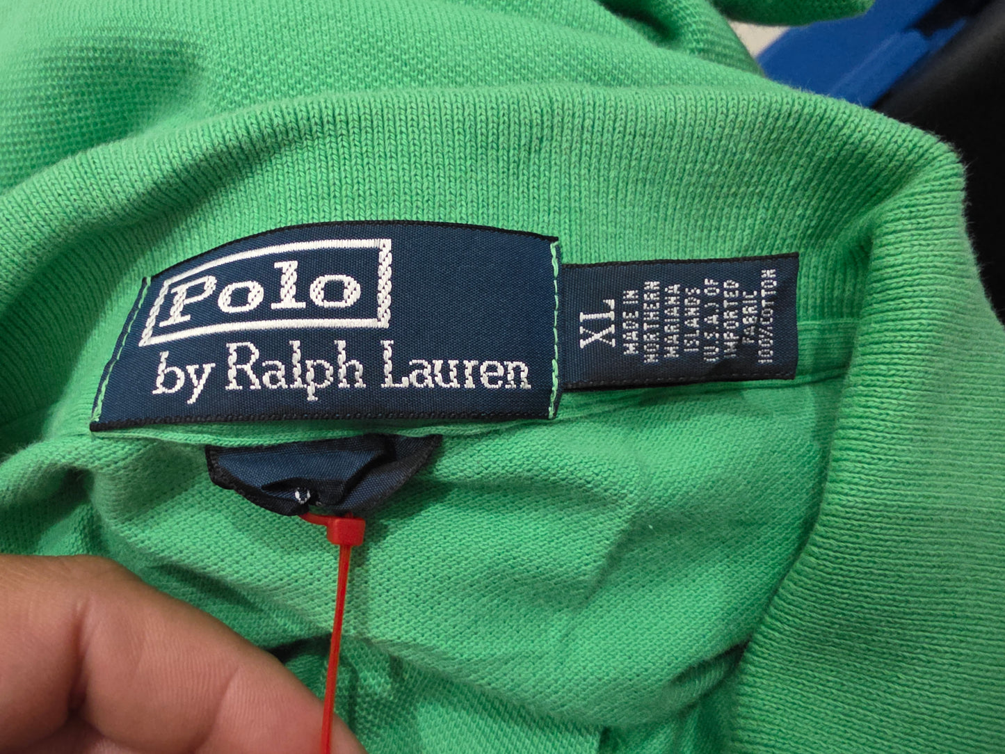 Playera Ralph Lauren Xgrande Xl Verde Pony Naranja