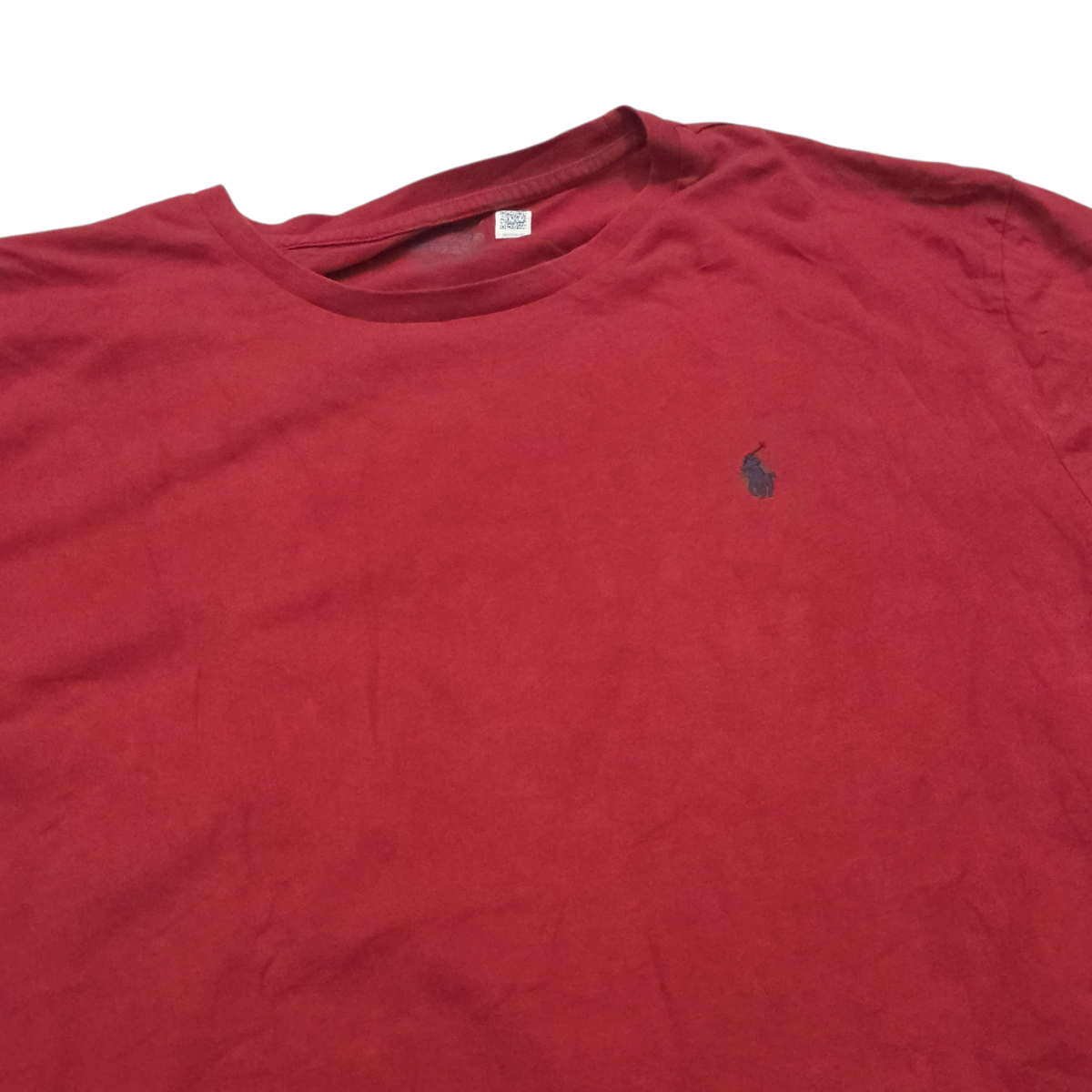 Playera Ralph Lauren Xxl Rojo Pony Azul
