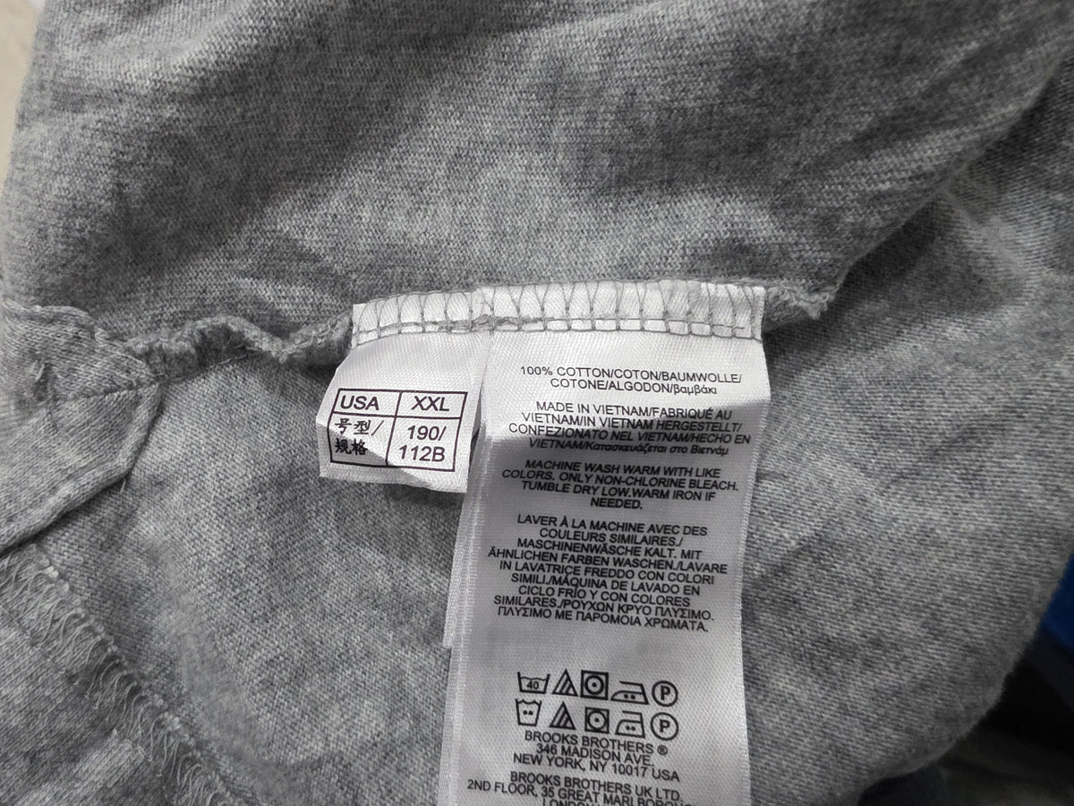 Playera Brooks Brothers Xxl Gris