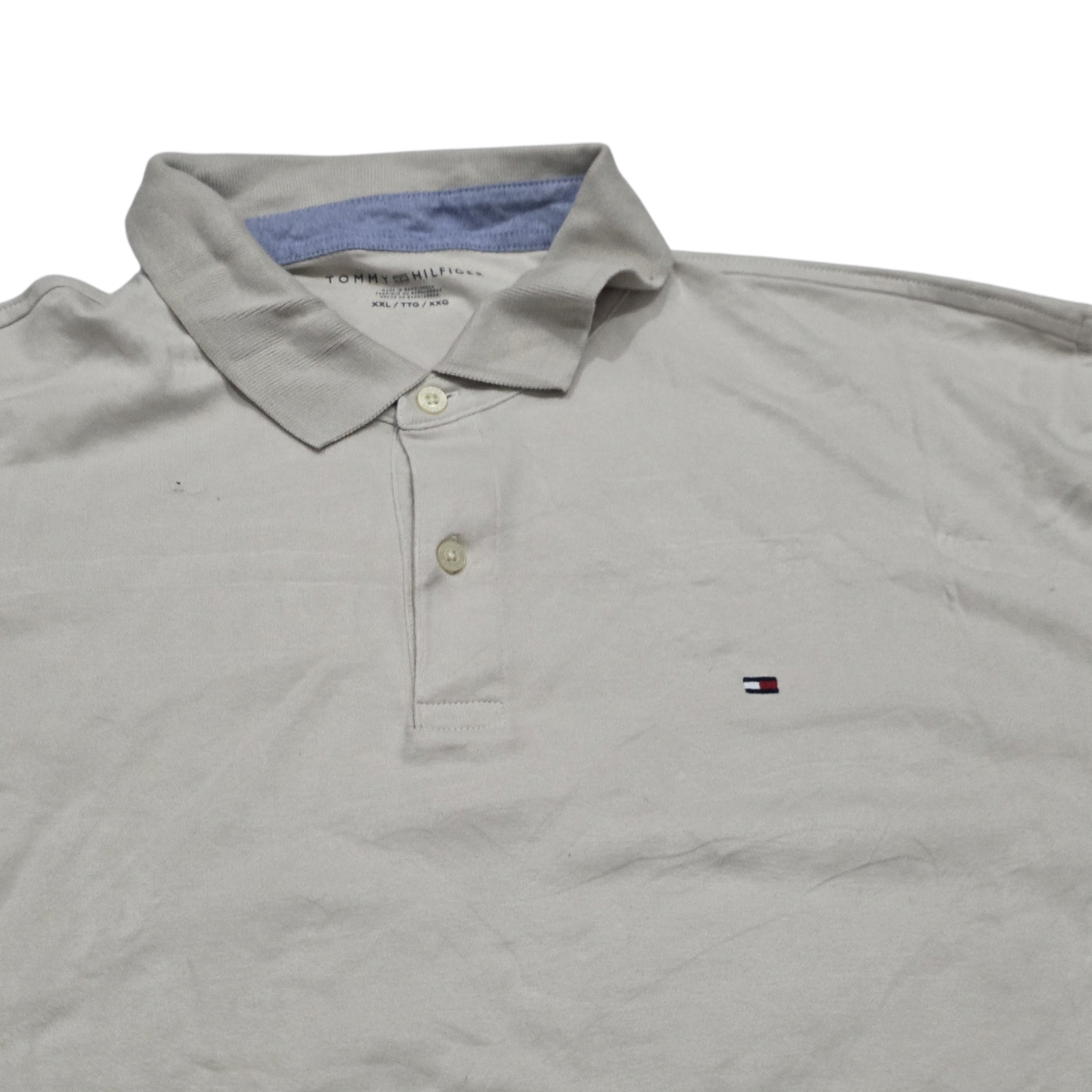 Playera Tommy Hilfiger Xxl Beige Polo