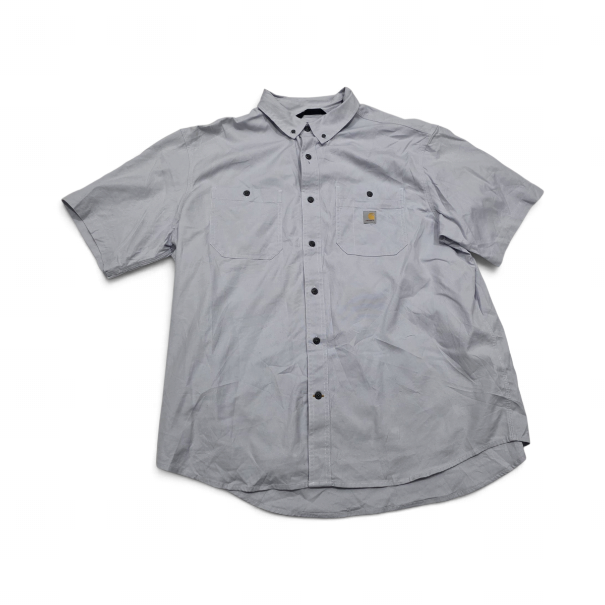 Camisa Carhartt 2xl Relaxed Fit Gris Manga Corta