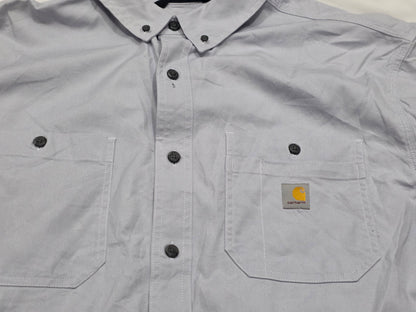 Camisa Carhartt 2xl Relaxed Fit Gris Manga Corta
