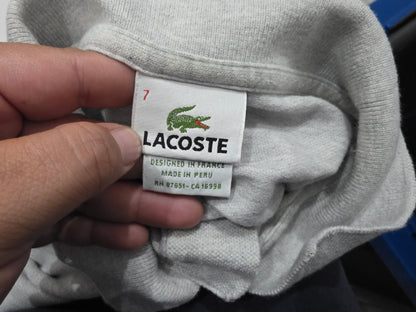 Playera Lacoste 2xl Fr 7 Polo Gris