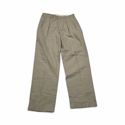 Pantalon Ralph Lauren 34x32 Vestir Cafe Relaxed