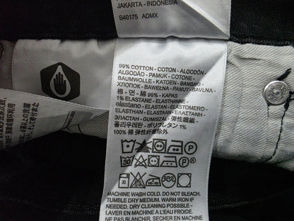 Pantalon Levis 510 36x32 Skinny Negro