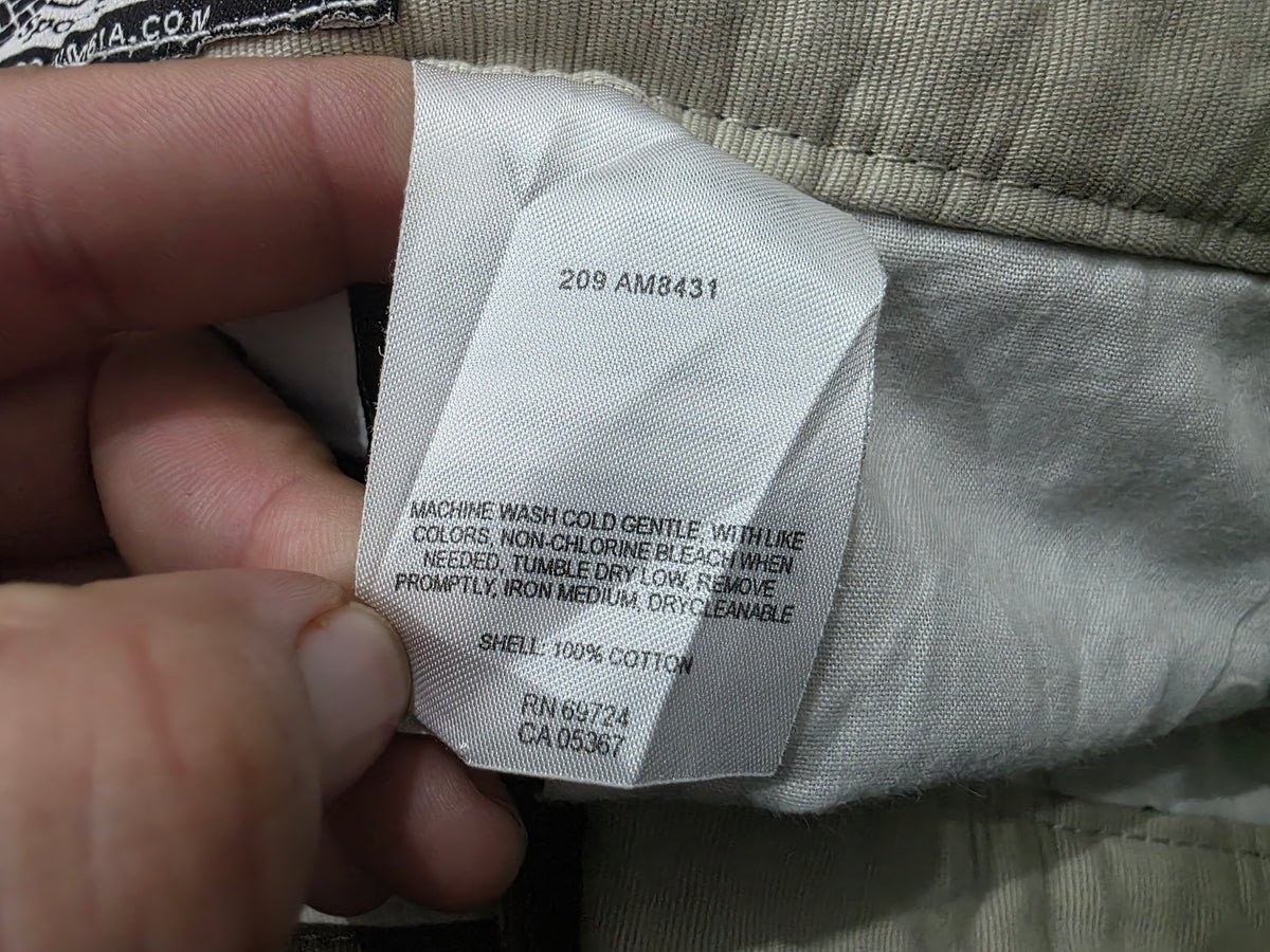 Pantalon Columbia 38x34 Recto Verde