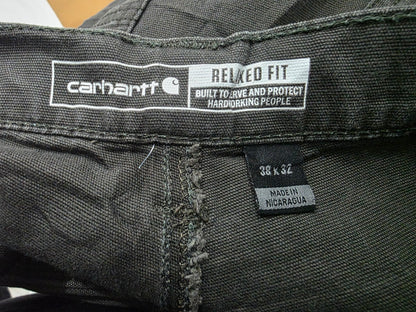 Pantalon Carhartt 38x32 Relaxed Gris