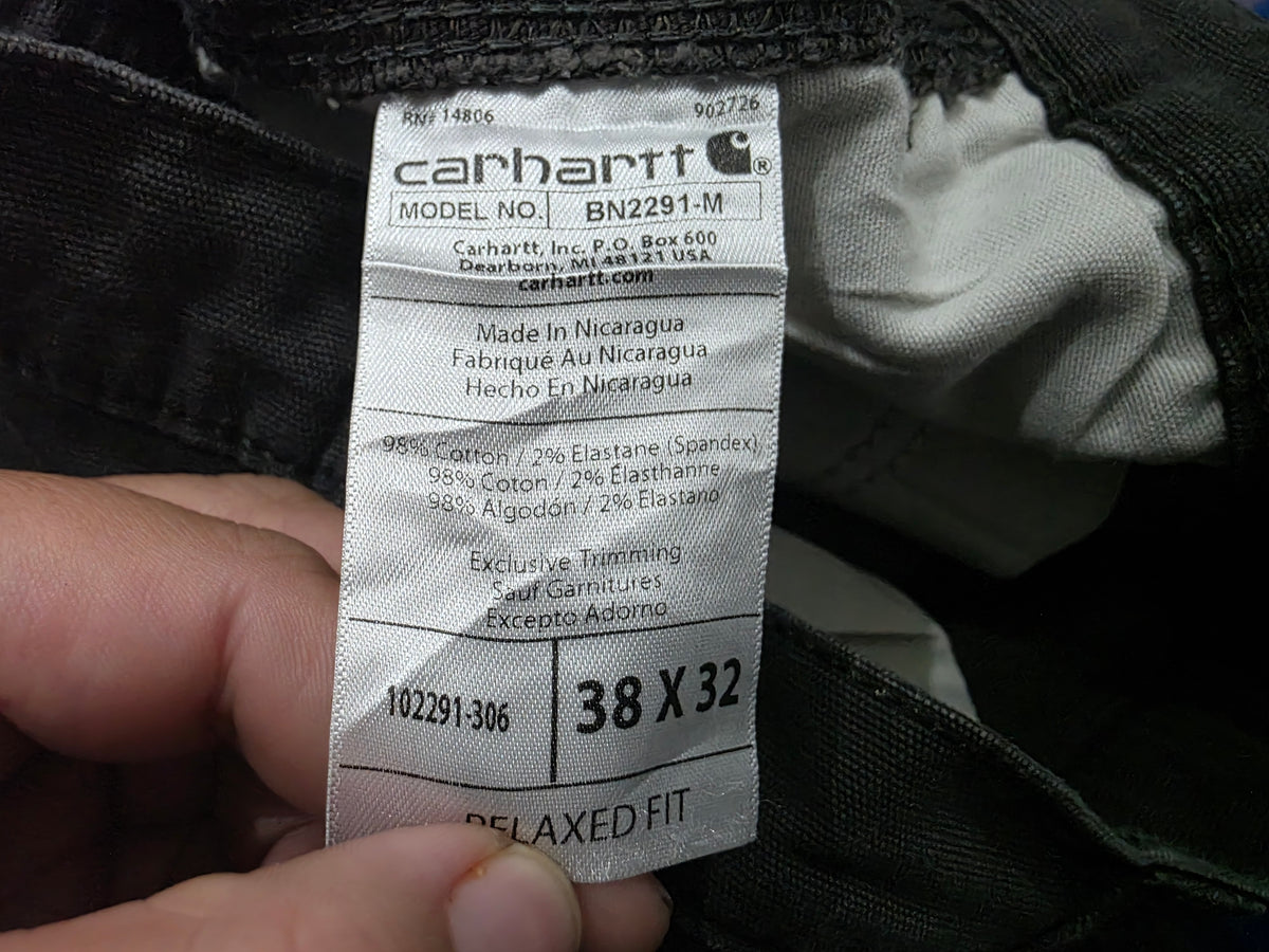 Pantalon Carhartt 38x32 Relaxed Gris