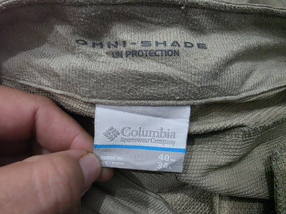 Pantalon Columbia 40x34 Caqui