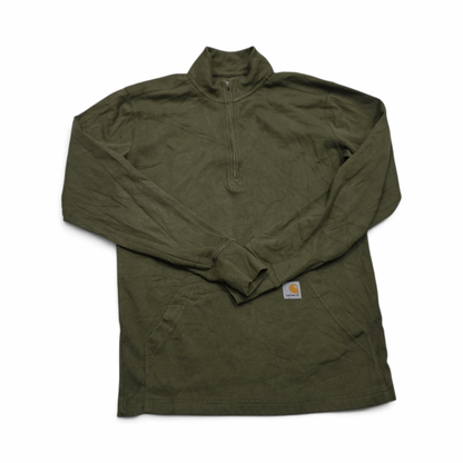 Sudadera Carhartt Chico S Relaxed Fit Cierre Corto Verde